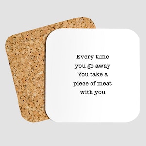 Misheard Song Lyrics, Funny Coaster, Home Decor, Personalized Gift, Christmas Gift for Mom from Daughter,