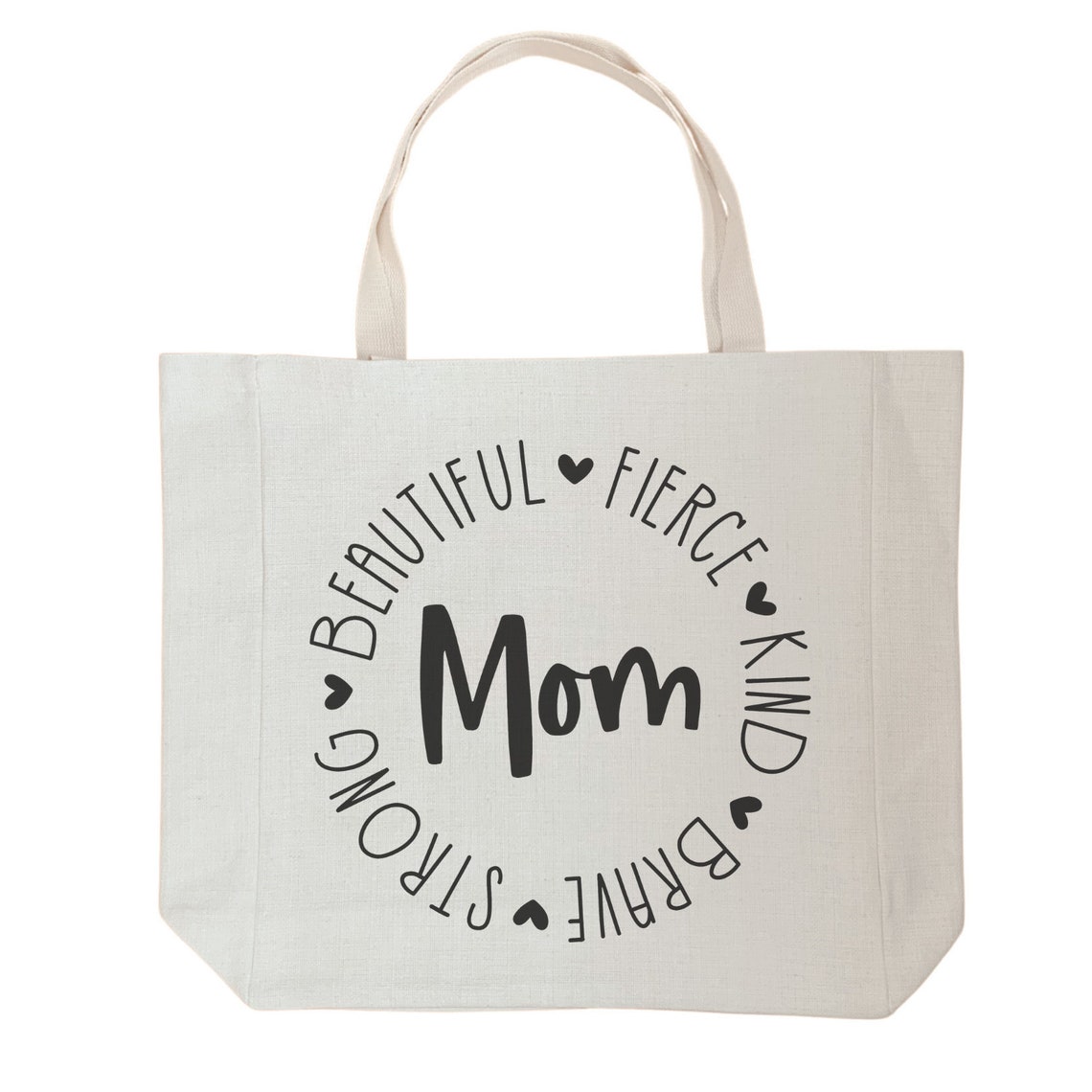 Tote Bag Personalized Mom Tote Bag Inspirational Quotes | Etsy
