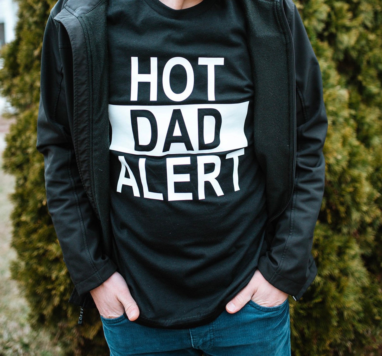hot dad alert shirt