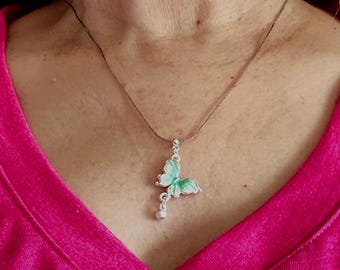 Butterfly Pendant Necklace - Birthday Gift for Friend - Minimalist Charm Jewelry