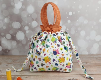 Drawstring Bag Sewing Pattern: Beginner-Friendly, Reversible Design (PDF Pattern)