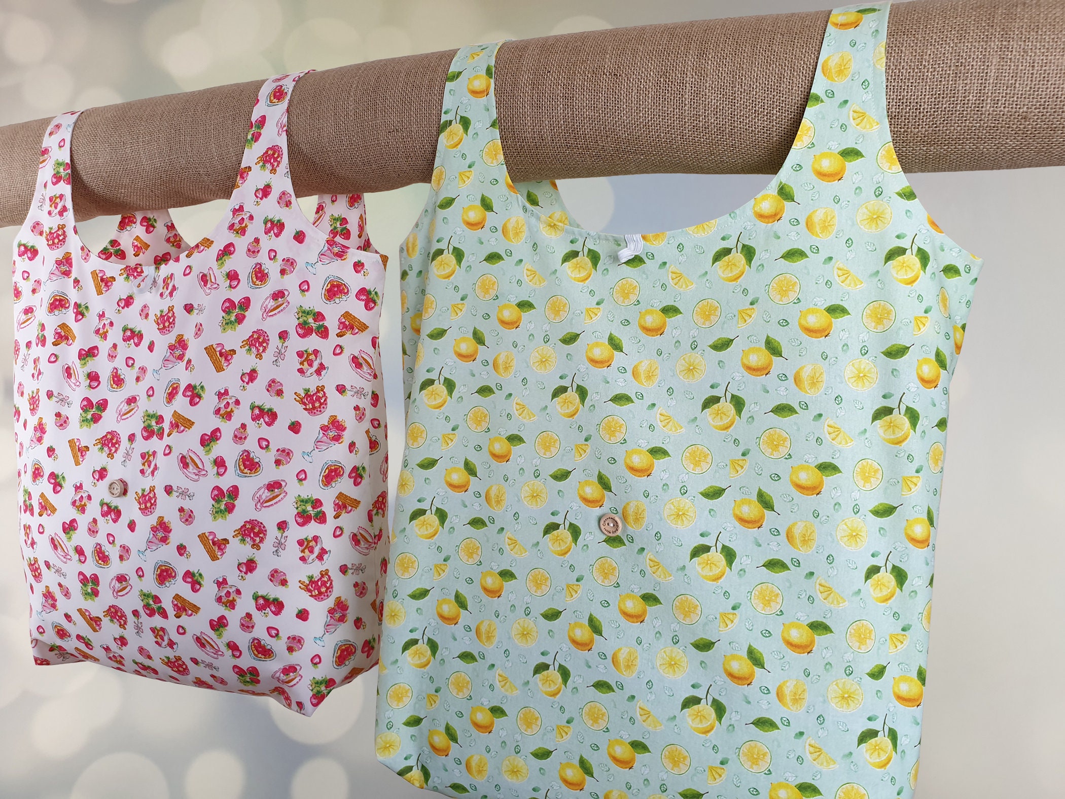 Eco Bag Sewing Pattern Easy Beginner Pattern Instant Download Etsy