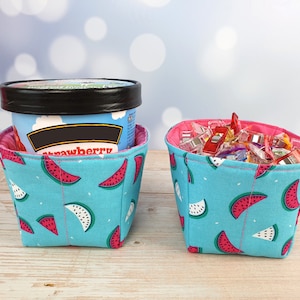 Ice cream cozy PDF sewing pattern, easy beginner pattern, instant download, illustrated instructions A4 and US letter size