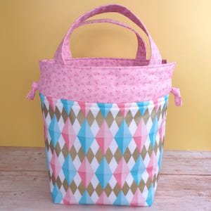 Drawstring Bag Sewing Pattern: Beginner-Friendly, Reversible Design (PDF Pattern)