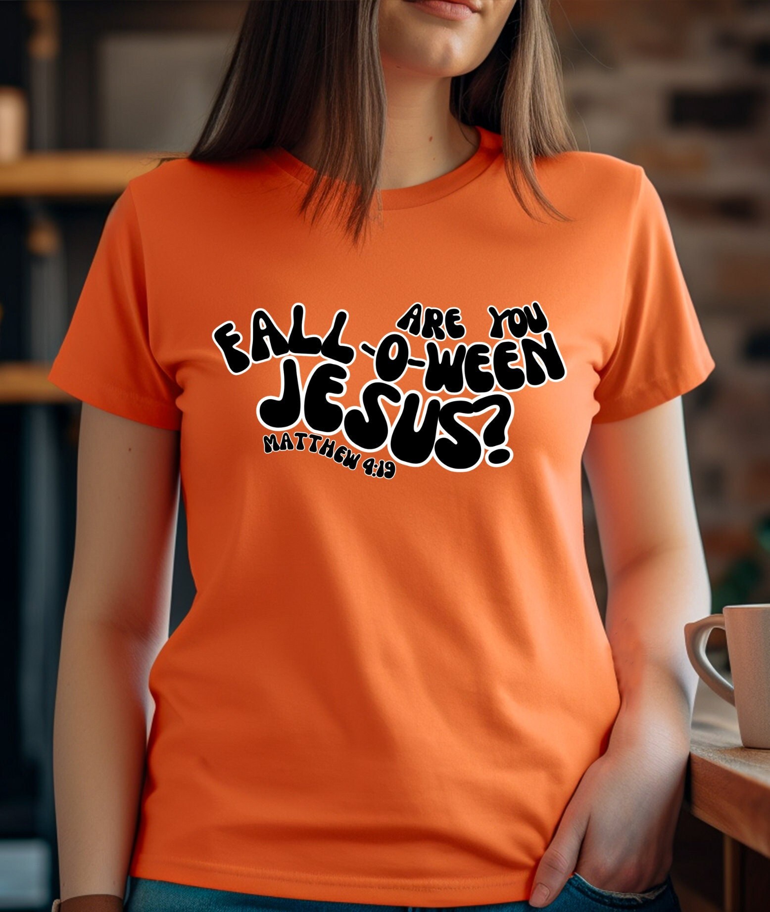 Discover Are you fall-o-ween Jesus Bella T-shirt|Fall-o-ween|Fall|Halloween|Jesus|Unisex Jersey Short Sleeve Tee|Halloween Tees|Jesus Tees
