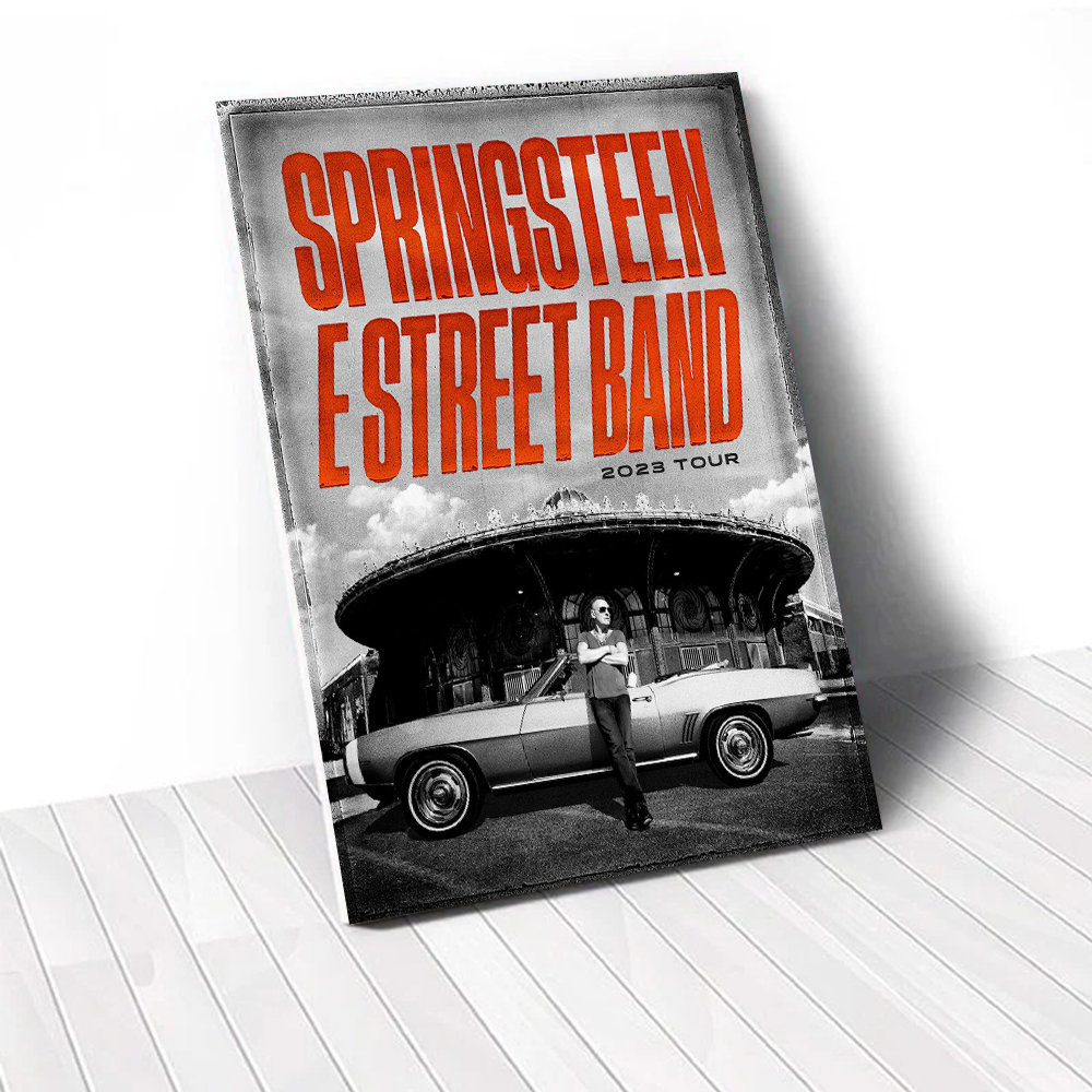 Bruce Springsteen European Tour 2023 Poster Etsy Canada