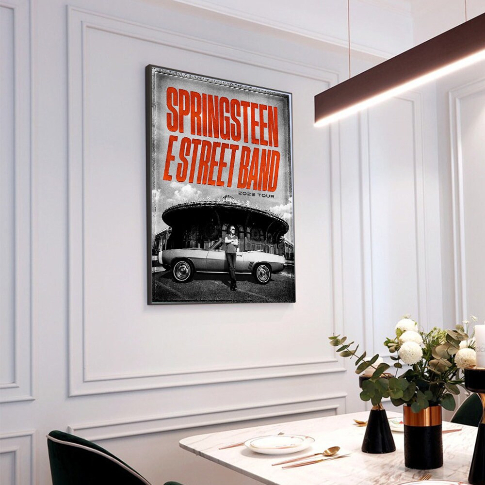 Bruce Springsteen European Tour 2023 Poster Etsy Canada