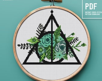 Magical theme cross stitch, digital PDF pattern, instant download, wall home decor