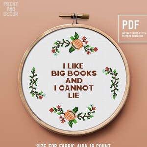Funny Cross Stitch Pattern, Embroidery design, Cross stitching Home decor, Modern Cross Stitch Design, Easy counted cross stitch chart