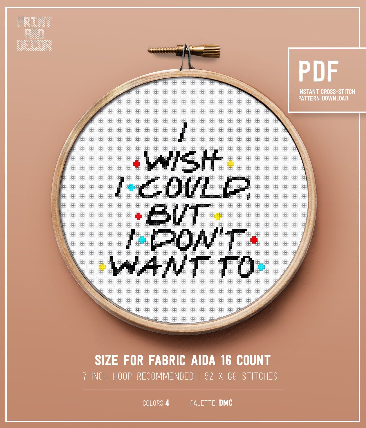 FRIENDSHIP QUOTE CROSS STITCH PATTERN ONLY ALS QQ EBay