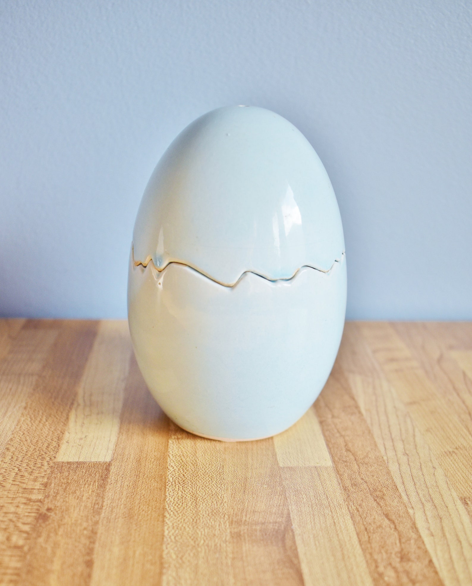 Vintage Cracked Egg Salt & Pepper Shaker Set Hand Painted Etsy