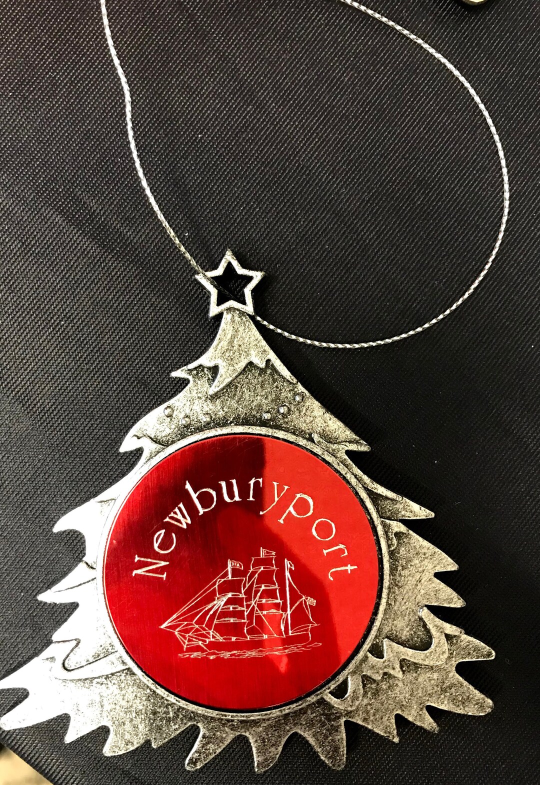 Personalized Newburyport Christmas Tree Ornament Etsy