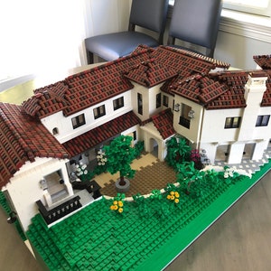 Custom Lego Model Home Interior & Exterior Etsy