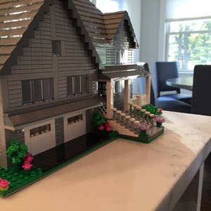 Custom Lego Model Home Interior & Exterior Detail image 7