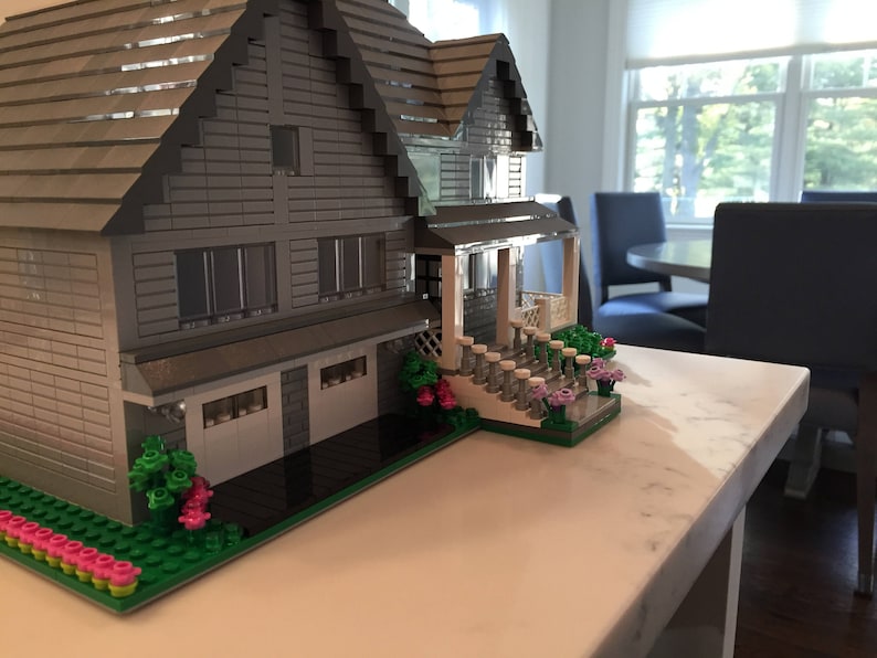 Custom Lego Model Home Interior & Exterior Detail image 7