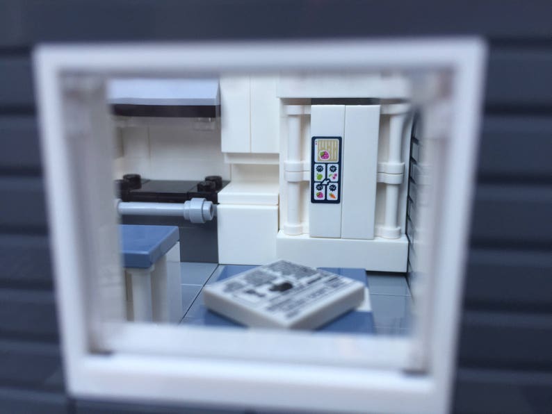 Custom Lego Model Home Interior & Exterior Detail image 3