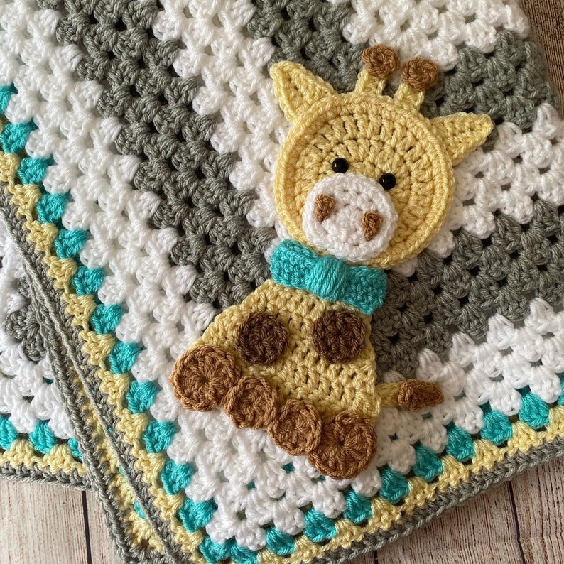 Giraffe Baby Blanket-Crochet Giraffe Baby Blanket-Giraffe | Etsy