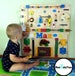 Personalized Busy Board Toddler Montessori toy Baby Sensory board busy baby toy Montessori Toddler Activity board 1st birthday gift baby 