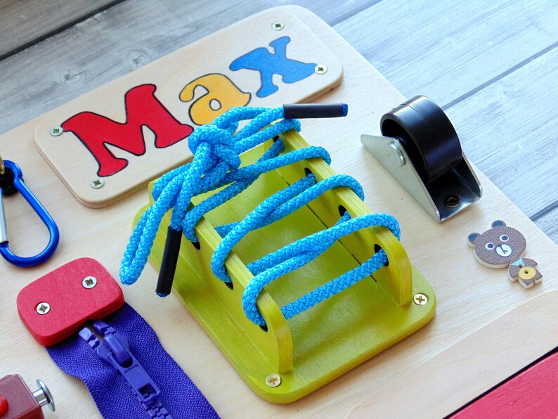 Custom Busy Board Baby Personalized 1 Year Old Gift for Baby Etsy