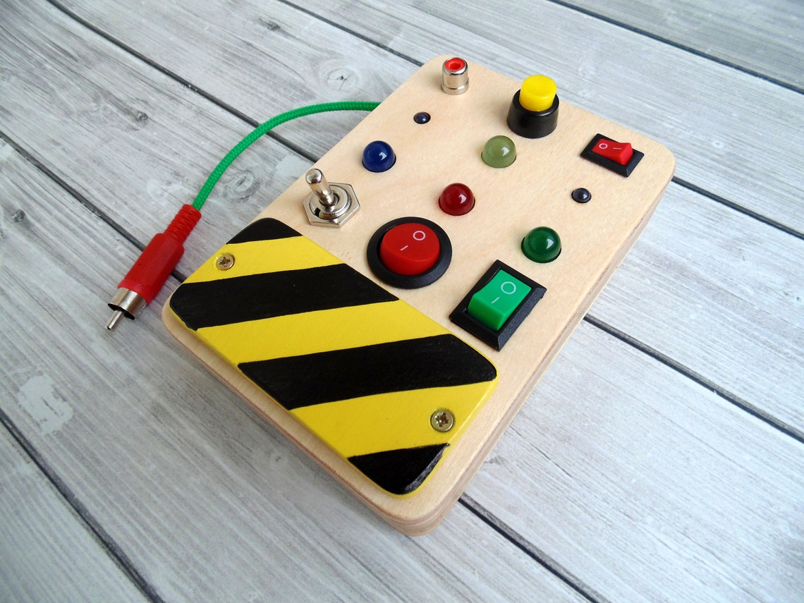 Light switch toy Busy board for toddler Personalized activity Etsy