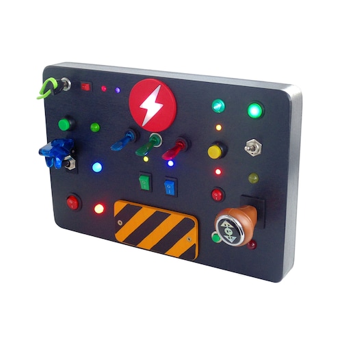 Personalized LED Light Toy for Toddler Busy Board Switch Box Etsy