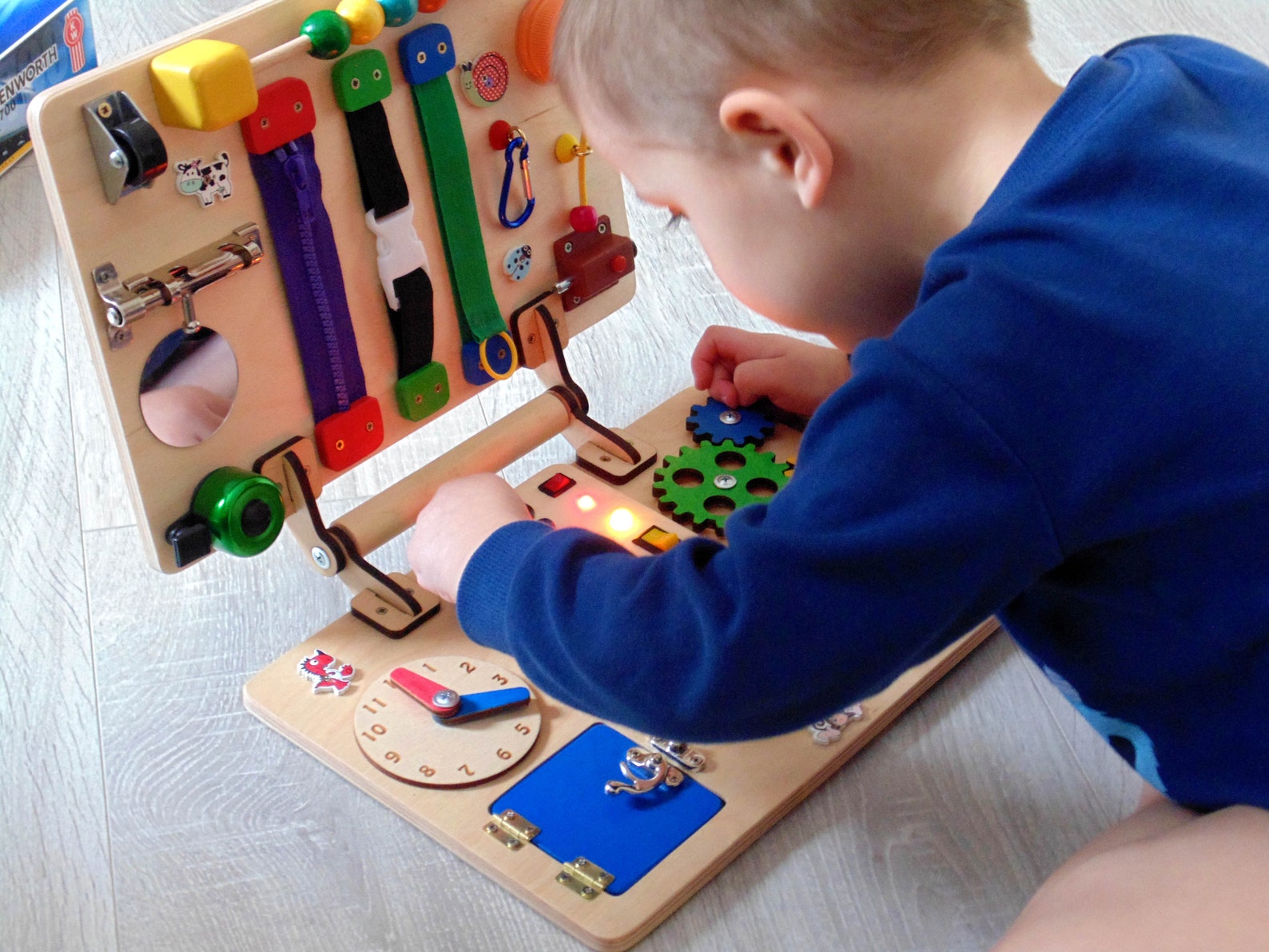 Personalized Travel Busy Board Toddler Activity Board Baby Etsy