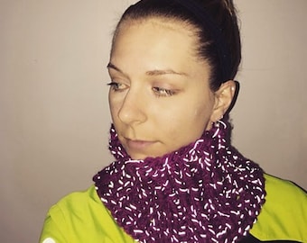 Reflective Cowl Knitting Pattern