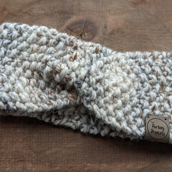 Ear Warmer or Headband Knitting Pattern - "Seeded"