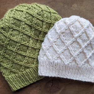 CrissCross Hat Pattern - Knitting Hat Pattern