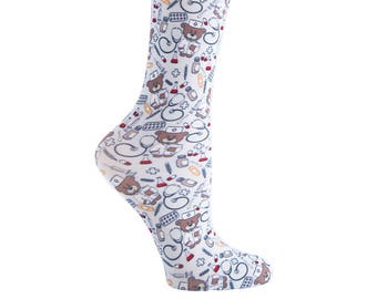 Cutieful Therapeutic Compression Socks - Nurse Bears