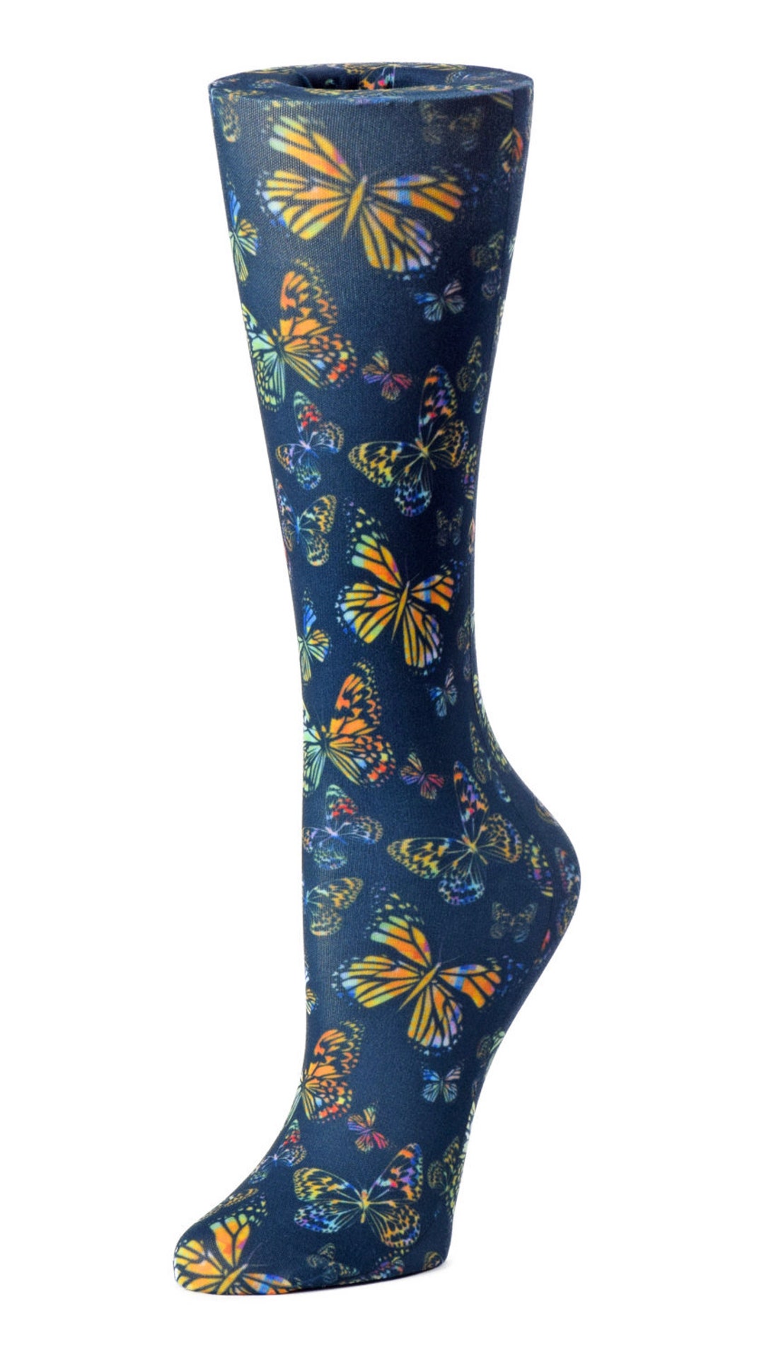 Cutieful Therapeutic Compression Socks Black Butterflies - Etsy