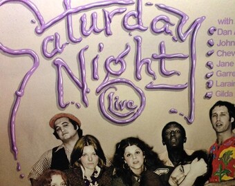NBC's- "Saturday Night Live", 33 rpm 12" comedy album, Chevy Chase, Jane Curtin, John Belushi, GIlda Radner, "Weekend Update", original cast