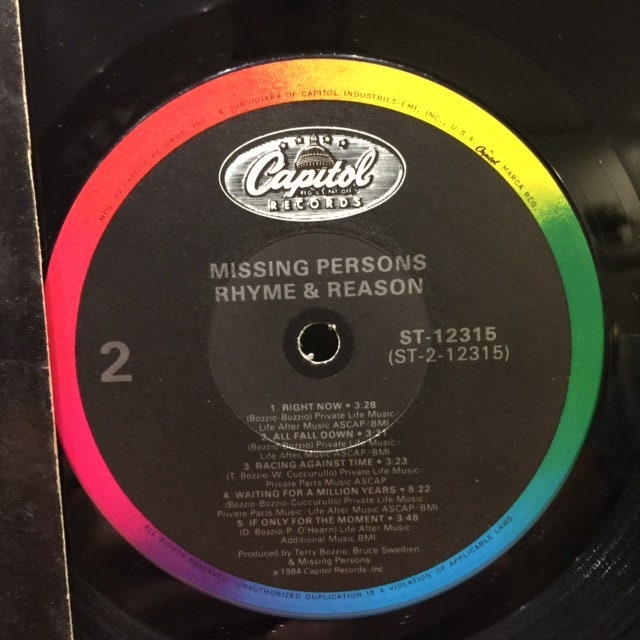 MISSING PERSONS RHYME & REASON CD 新品未開封 LTE2OTEuanBlZw.jpeg