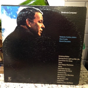 Frank Sinatra- &quot;Sinatra and Company&quot;, 33 rpm 12&quot; vinyl jazz album, Sinatra jazz albums, &quot;Drinking Water&quot;, &quot;My Sweet Lady&quot;, &quot;Lady Day&quot;