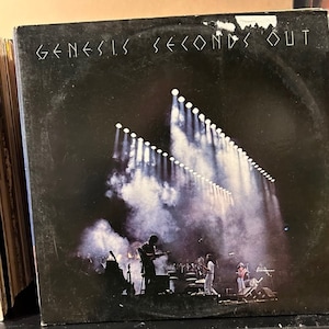 Genesis-&quot;Seconds Out&quot; Vintage vinyl double record album.  Cover Damage