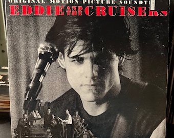 Eddie and the Cruisers vintage vinyl record- &quot;John Cafferty and the Beaver Brown Band.  Original Motion Picture Soundtrack, 33 rpm 12&quot; vinyl