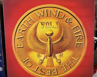 Earth, Wind, and Fire-The Best of Earth, Wind and Fire Volume 1" Vintage vinyl record album.