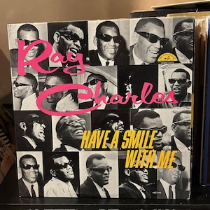 Ray Charles-&quot;Have a Smile With Me&quot; Vintage vinyl record album.