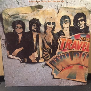 Traveling Wilburys- &quot;Volume One&quot; vintage vinyl record album. Tom Petty, Roy Orbison, Bob Dylan, George Harrison, Jeff Lynn