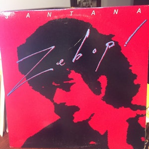 Santana- Zebop!, 33 rpm 12&quot; Jazz fusion album, Santana music, &quot;Primera Invasion&quot;, &quot;Winning&quot;, &quot;The Sensative Kind&quot;, Santana vinyl records