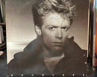 Bryan Adams Original Autographed “reckless” LP Cover (COA) - Etsy