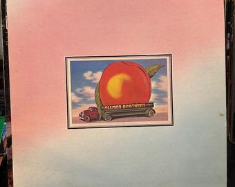 The Allman Brothers Band- "Eat A Peach" 33 rpm 12" southern rock album, Blues rock vinyl, "Melissa", "Mountain Jam", "Little Martha"