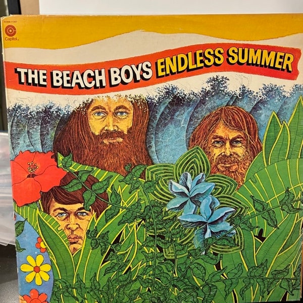The Beach Boys-"Endless Summer" Vintage vinyl rock record album, "Surfin' Safari", "Surfin' USA", "California Girls", "Fun fun fun"