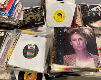 Lot of 12 for You Pick! 45 Rpm Vintage Vinyl