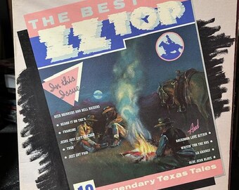 ZZ Top-"The Best of ZZ Top" Vintage vinyl rock record album, "Tush", "LaGrange"