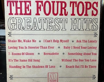Four Tops-"Greatest Hits" Vintage vinyl Motown record album