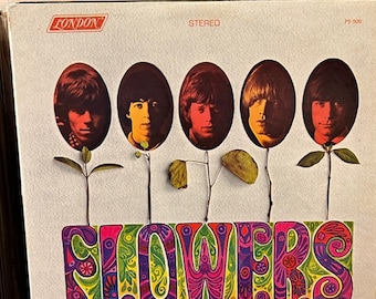 The Rolling Stones Flowers Vinyl Record LP - 1967 London Records