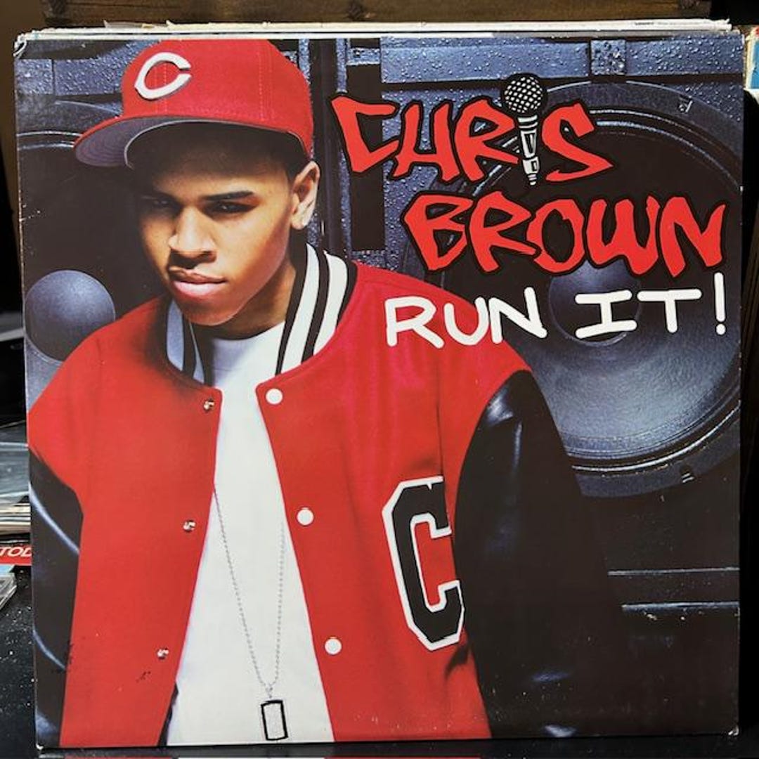 Chris Brown run It Vintage Vinyl 12 Single Record Etsy chris-brown-run-it-vintage-vinyl-12-single-record-etsy