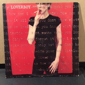 Loverboy-&quot;Loverboy&quot; vintage vinyl record album, &quot;The Kid is Hot Tonight&quot;, &quot;Turn Me Loose&quot; 80&#39;s arena rock