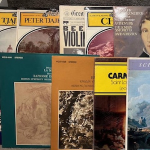 Random Lot of 10 Classical / Symphony Vintage vinyl record albums